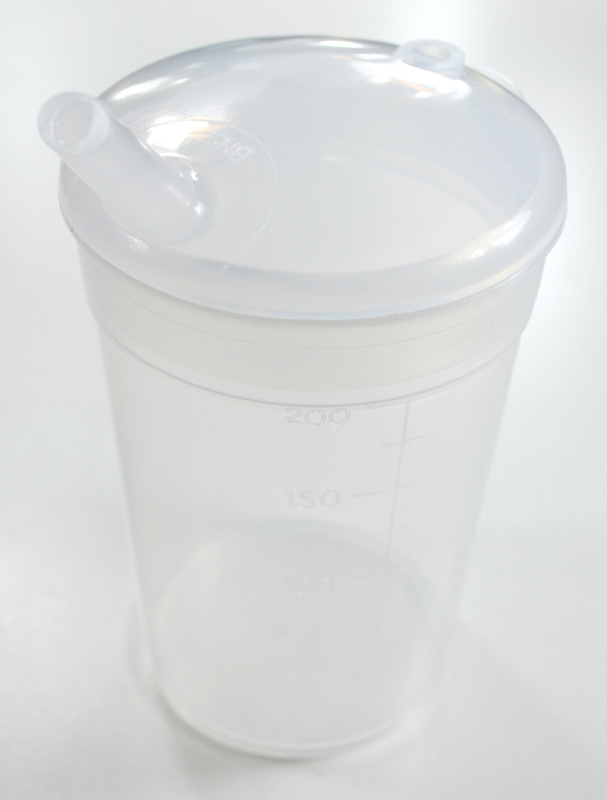 NRS Healthcare Feeding Cup Beaker and Lid with Narrow Spout