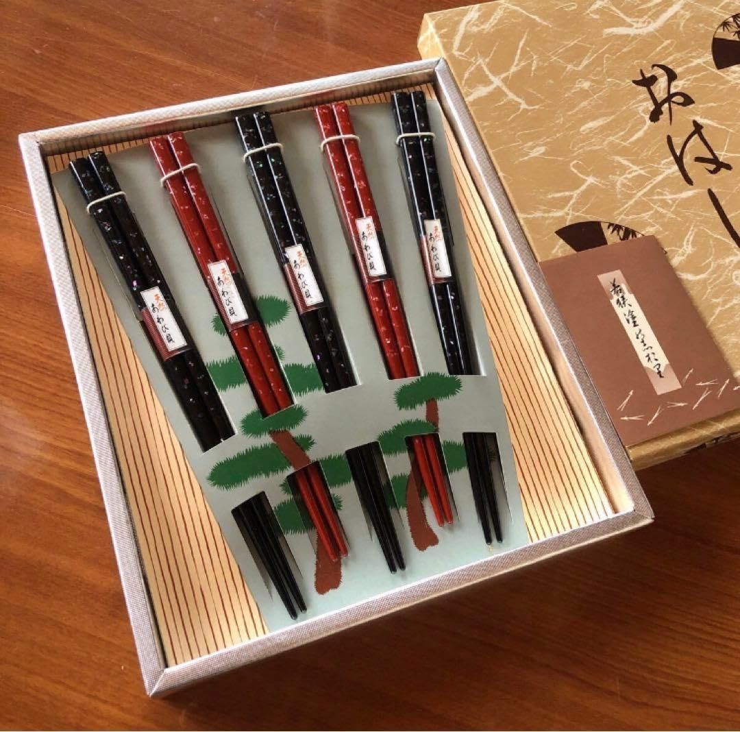若狭塗 塗箸 夫婦箸 天然あわび貝 あわび 螺鈿 らでん 箸 工芸品 Amazon | 若狭塗 塗箸 夫婦箸 天然あわび貝 あわび 螺鈿 らでん 箸