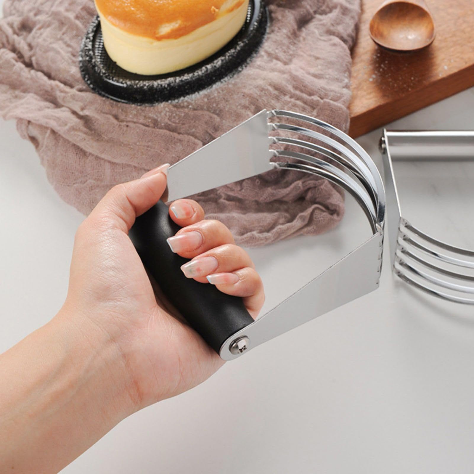 Generic Cestino da forno per pane con riscaldatore, cestino per fermentazione del pane, set per la preparazione del pane, cestino europeo per pane vite, raschietto, mixer, set di utensili da forno