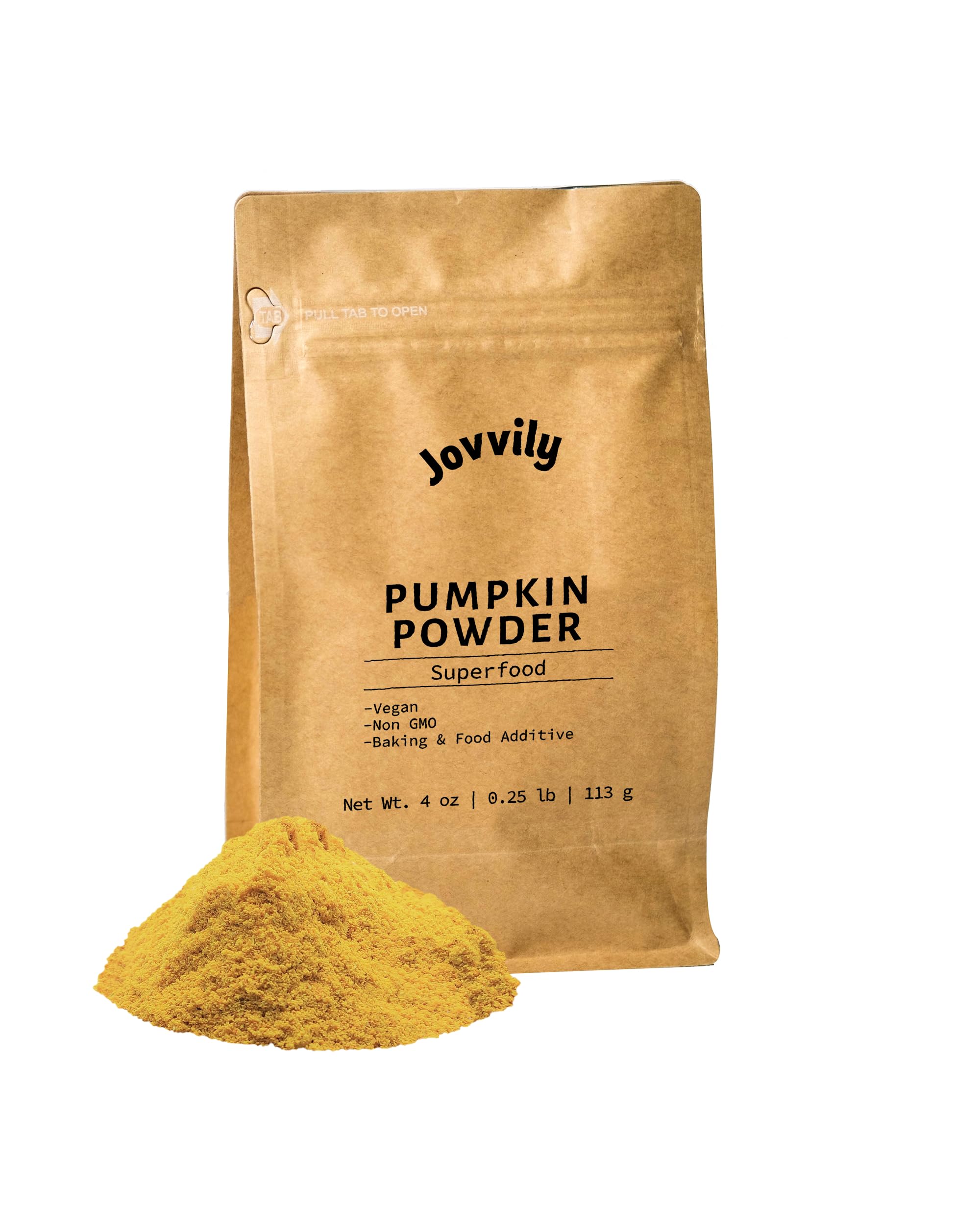 Jovvily Pumpkin Powder - 4 oz - Superfood - Pure Pumpkin - Food Additive