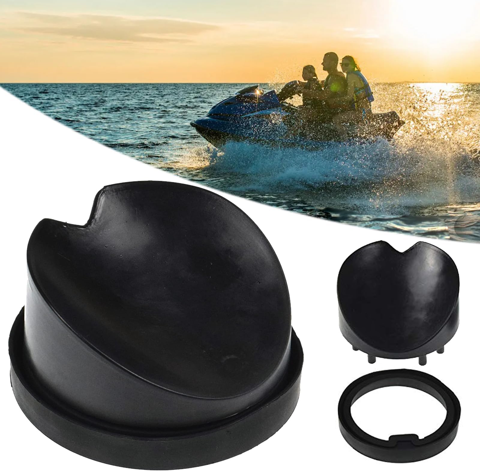 Manhole Cover Clean Out Pump Repair Set Kit for 2000-2016 Yamaha Jet Boat F0R-67609-09-00