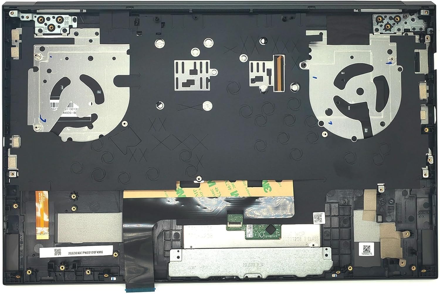 Replacement for HP Omen 15-EK 15-EN TPN-Q236 Q238 15-EN0013DX Palmrest Upper Case with Backlit Keyboard Assembly M00666-001 Black