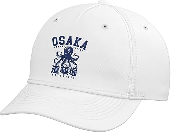 Osaka Japan Takoyaki Dotonbori Octopus Japanese Graphic Adjustable Baseball Hat