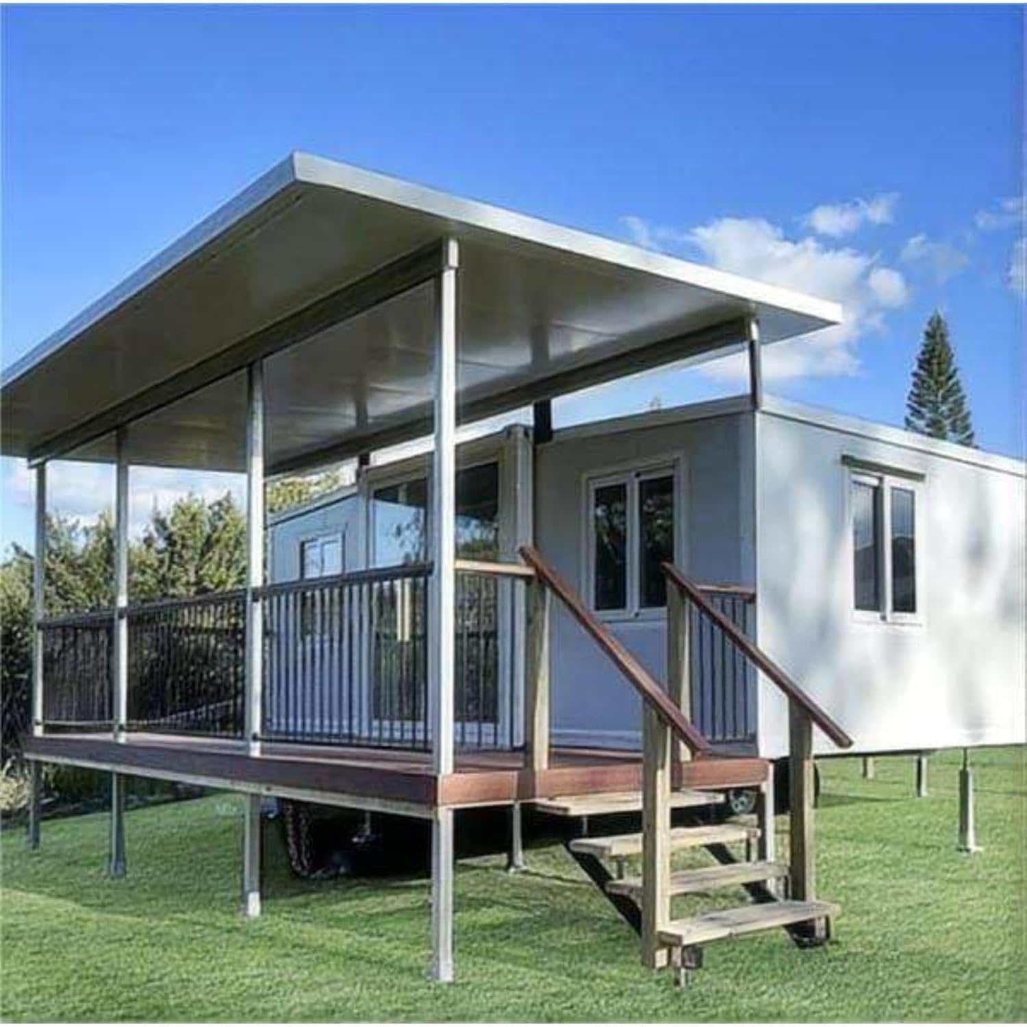 Economic Luxury Modular Prefab Tiny Homes, Flat Pack Prefab Mobile ...