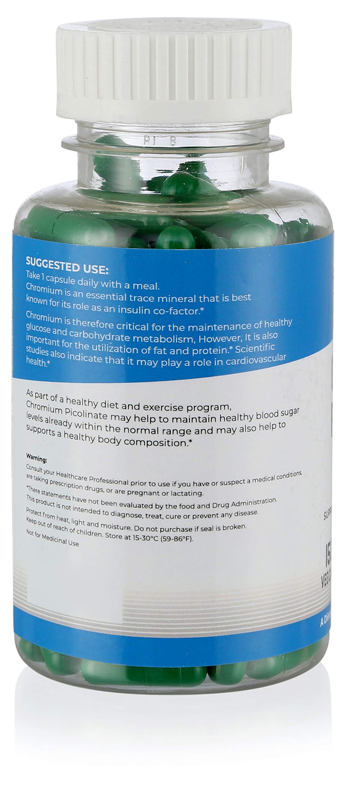 Nutrition Planet Chromium Picolinate(200 mcg), 150 Capsules 1