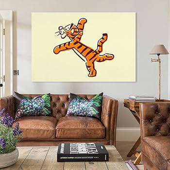 Amazon.co.jp: くまのプーさん ティガー アートポスター 飾り絵