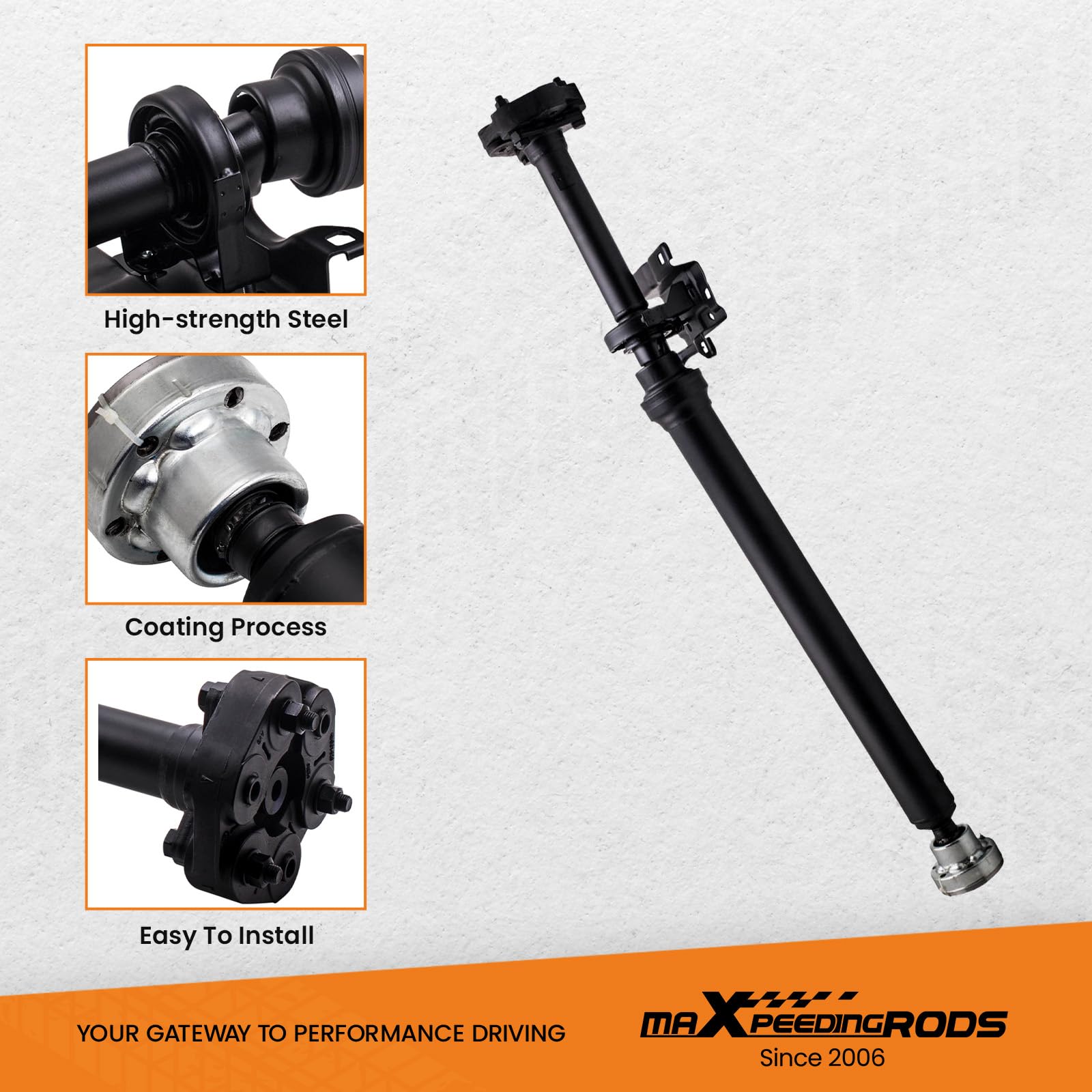 maXpeedingrods Albero Trasmissione Posteriore per VW per Touareg 7L, per Porsche Cayenne 955 7L0521102G