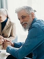 Vista 7 de Audífonos táctiles nano recargables para personas mayores y adultos, pérdida auditiva severa con cancelación de ruido, fácil control de volumen, par