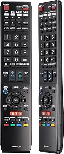 GB005WJSA - Control remoto universal de repuesto para todos los Smart TV de marca Sharp