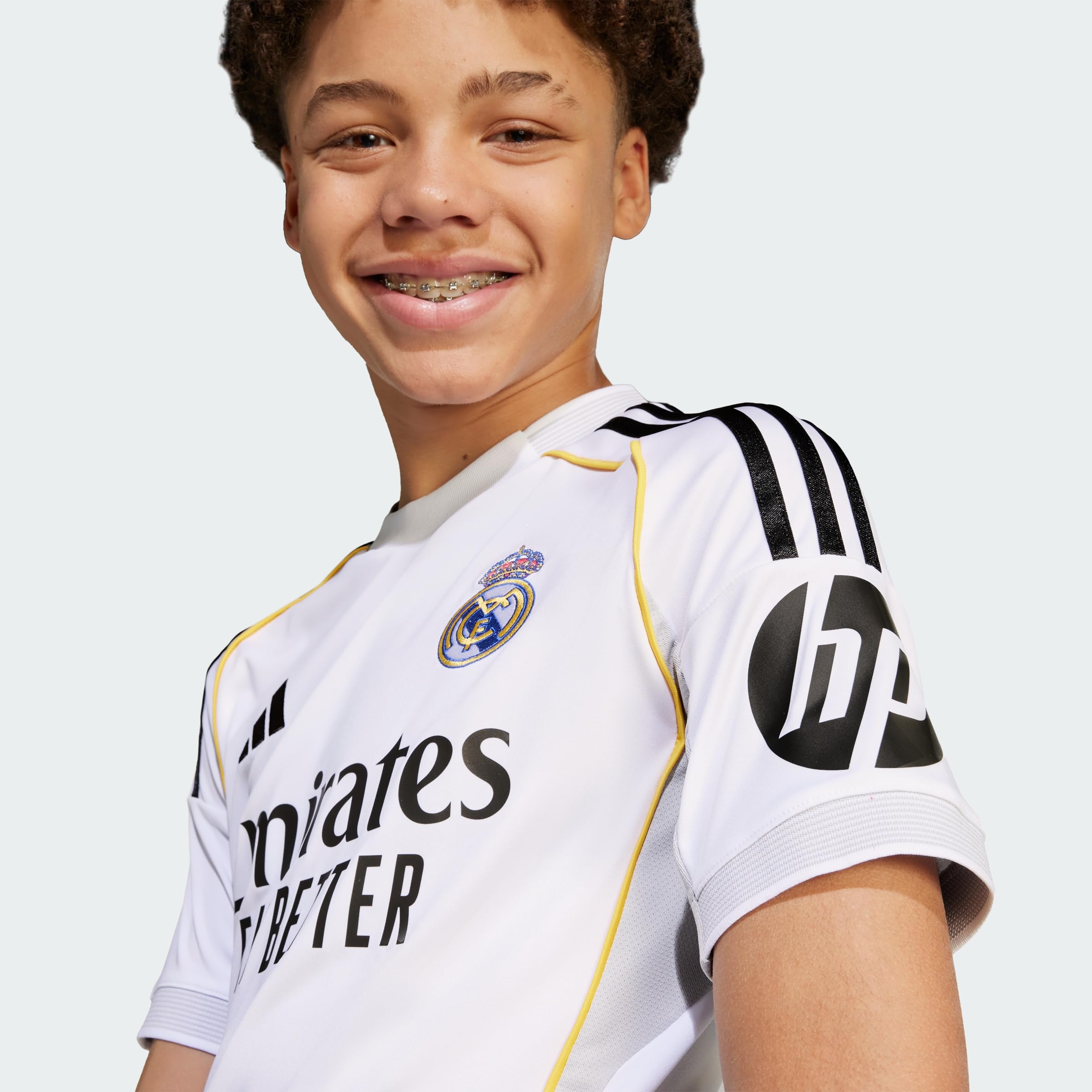 adidas Performance Real Madrid trykot domowy 2025/2026 dla dzieci, kolor biały