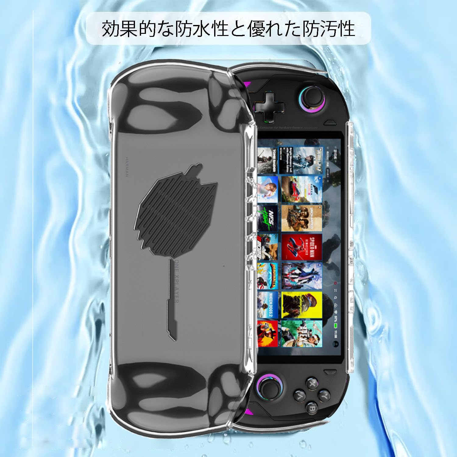 Amazon.co.jp: For OneXFly F1 Pro ケース 防水防塵 軽量 着装まま充電