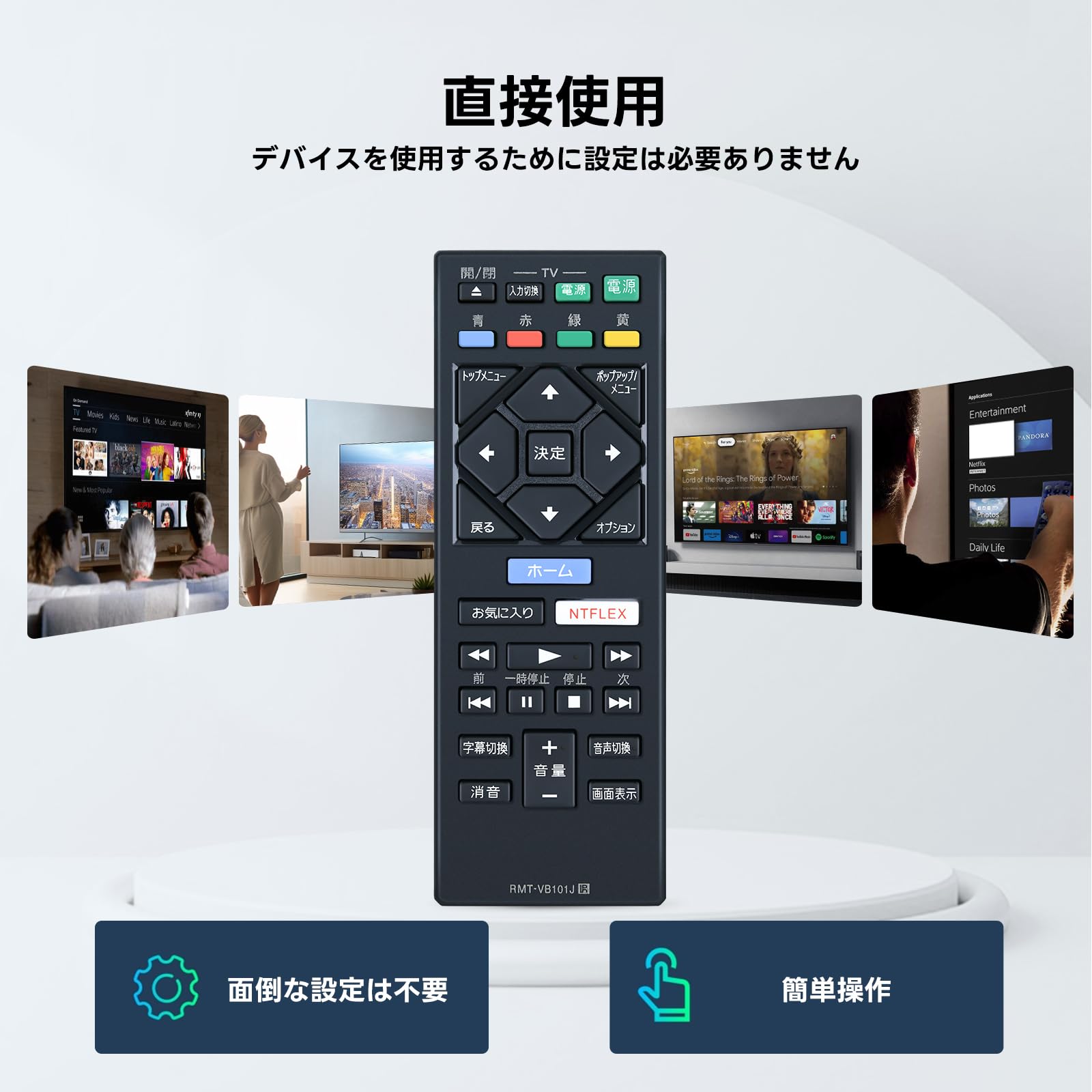 SONY ブルーレイレコーダー リモコン付き SONY ソニー SONY 純正ブルーレイディスクレコーダー用リモコン