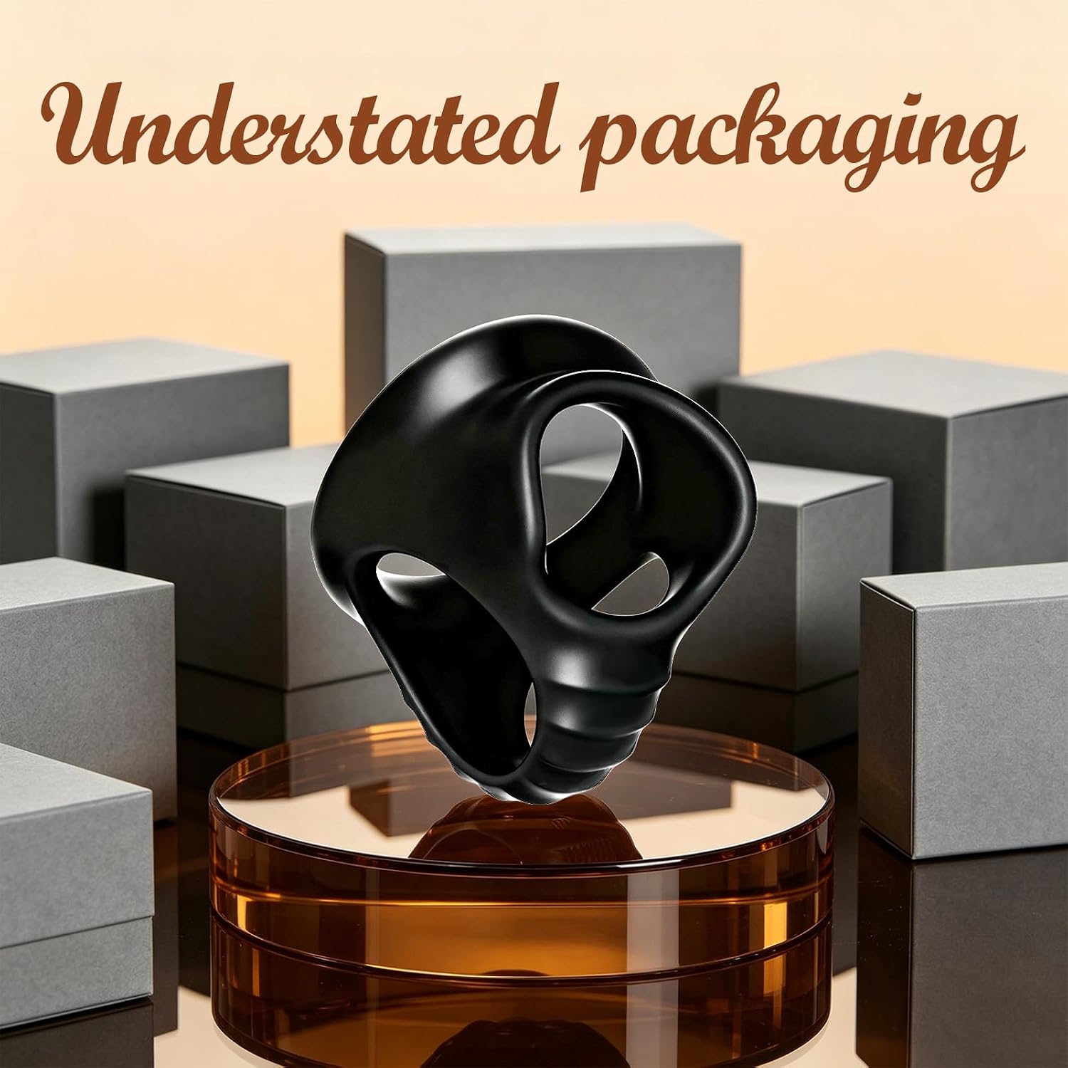 Silicone Ball Stretcher Snug Fit CBT Ball Cage BDSM Toy for Men Couples | Snug fit stays secure without slipping.Soft silicone fits most.Start with short sessions.Reusable and body-safe BDSM gear.