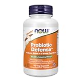 NOW Foods Supplements, Probiotic Defense, Probiotic Blend in a Whole Food Base with 1 Billion Organisms, 90 Veg Capsules