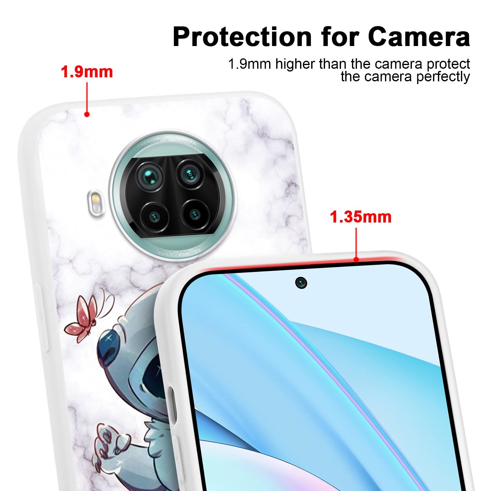 COVER 360 Per XIAOMI MI NOTE 10 LITE CUSTODIA FRONTE RETRO TRASPARENTE SILICONE - Foto 11