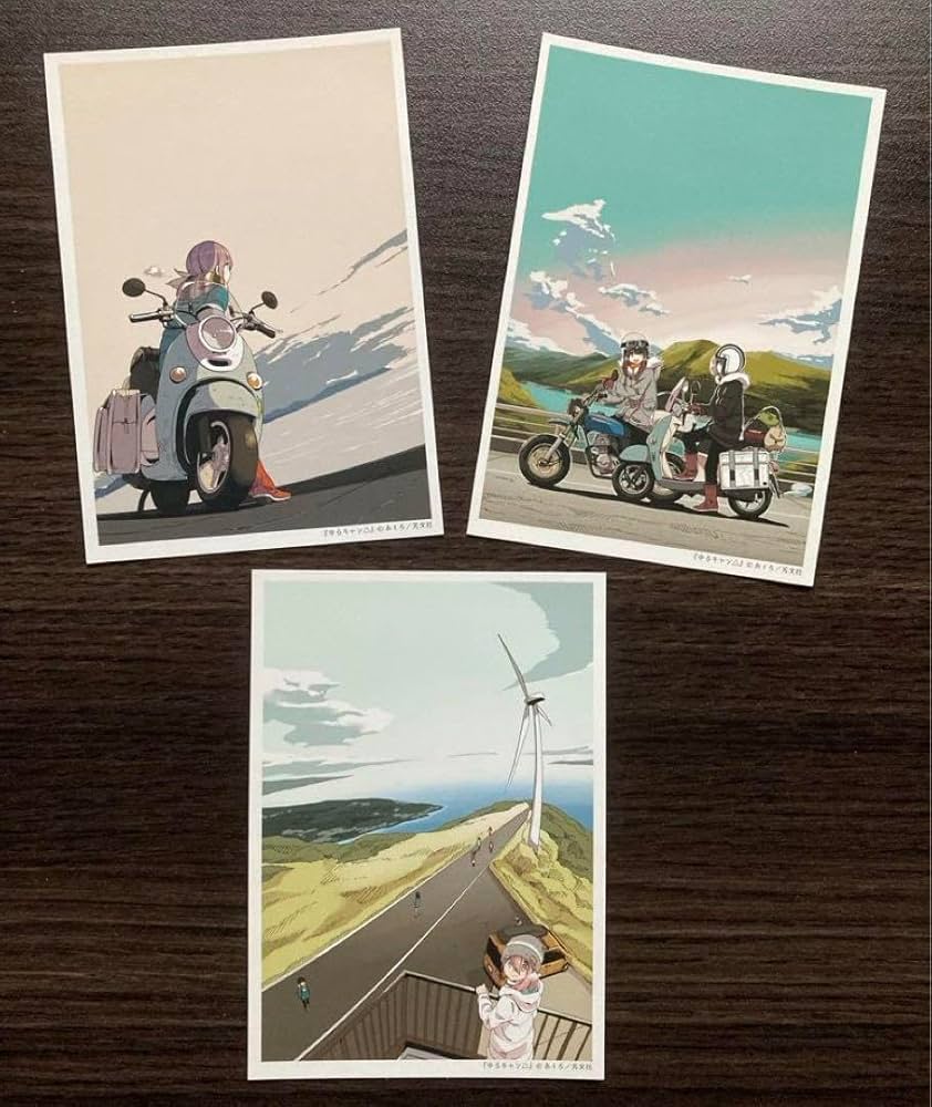 ゆるキャン△ 特典 ポストカード イラストカード Amazon.co.jp: ゆるキャン△ フォト風イラストカード 全3種 購入