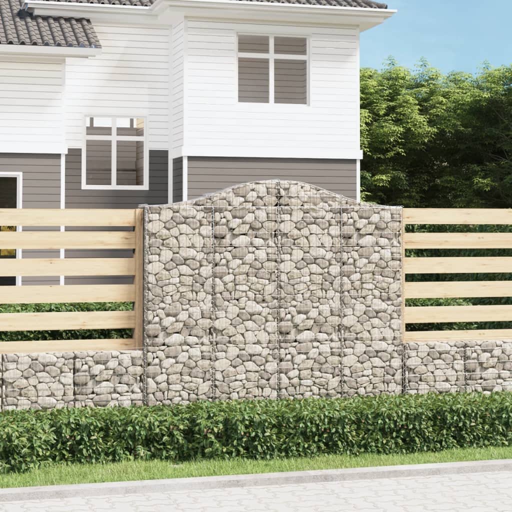 Gabion en fer galvanisé pour arc de jardin et barrière acoustique anti-vis-à-vis