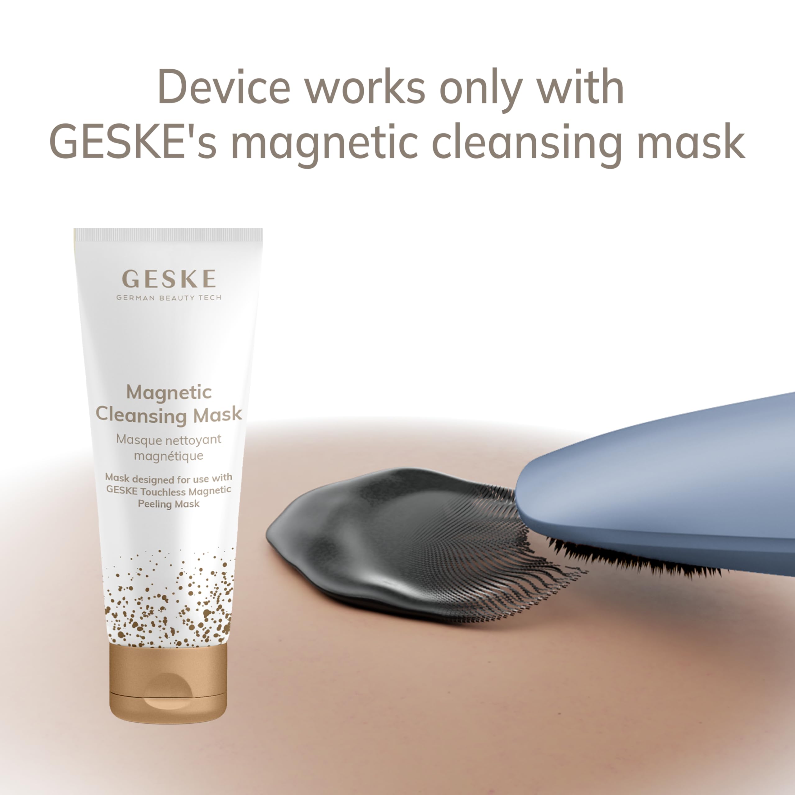 GESKE | SmartAppGuided™ Touchless Magnetic Peeling Mask 5 in 1 | Magnetische Gesichtsmaske | Entfernt Unreinheiten | Facemask | Porenreinigung | Pflege für Frauen & Männer | Gesichtsmasken