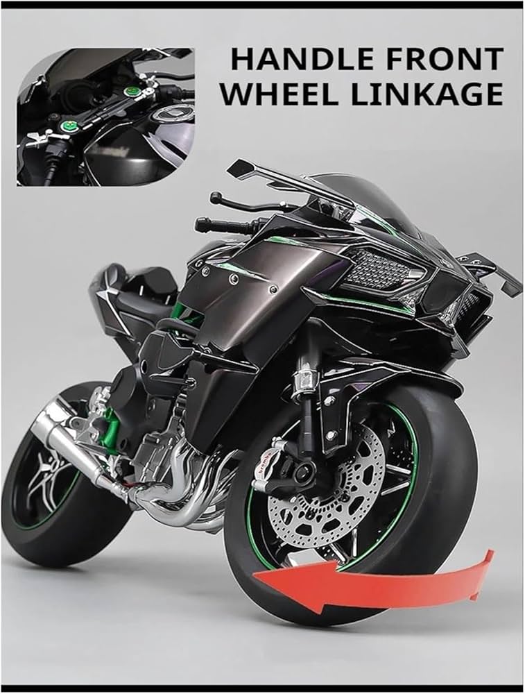 Amazon.co.jp: ミニバイク玩具 1:6 カワサキ Ninja H2R 合金メタルダイ