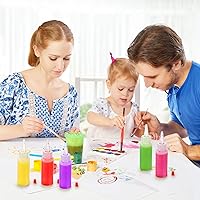 Vista 6 de Bekith 40 Pack 2 oz Plastic Squeeze Condiment Bottles with Red Tip Caps, Small Empty Refillable Bottles for Icing, Cookie Decorating, Sauces