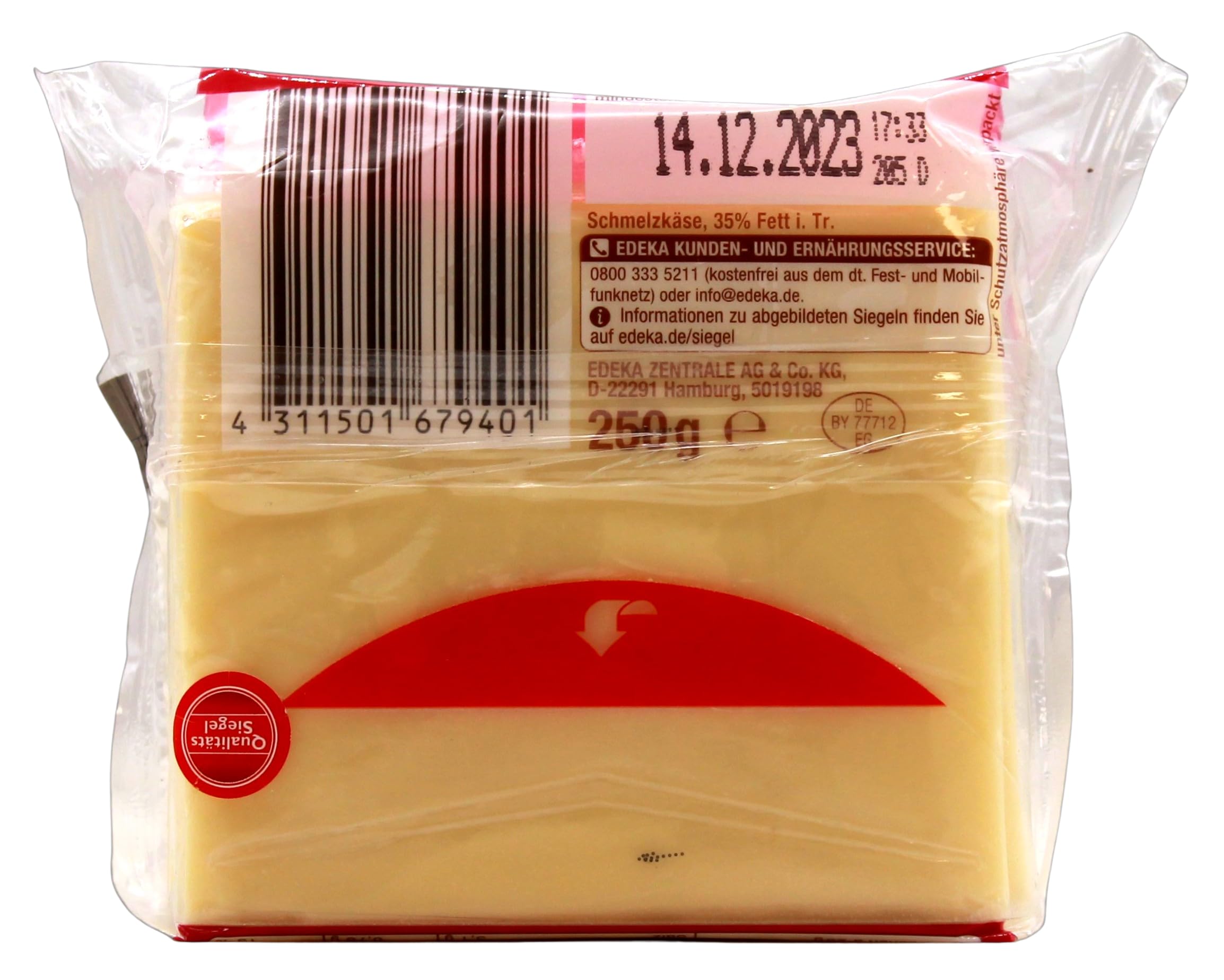 Gut & Günstig Schmelzkäsescheiben Allgäuer-Art, 16er Pack (16 x 250g)