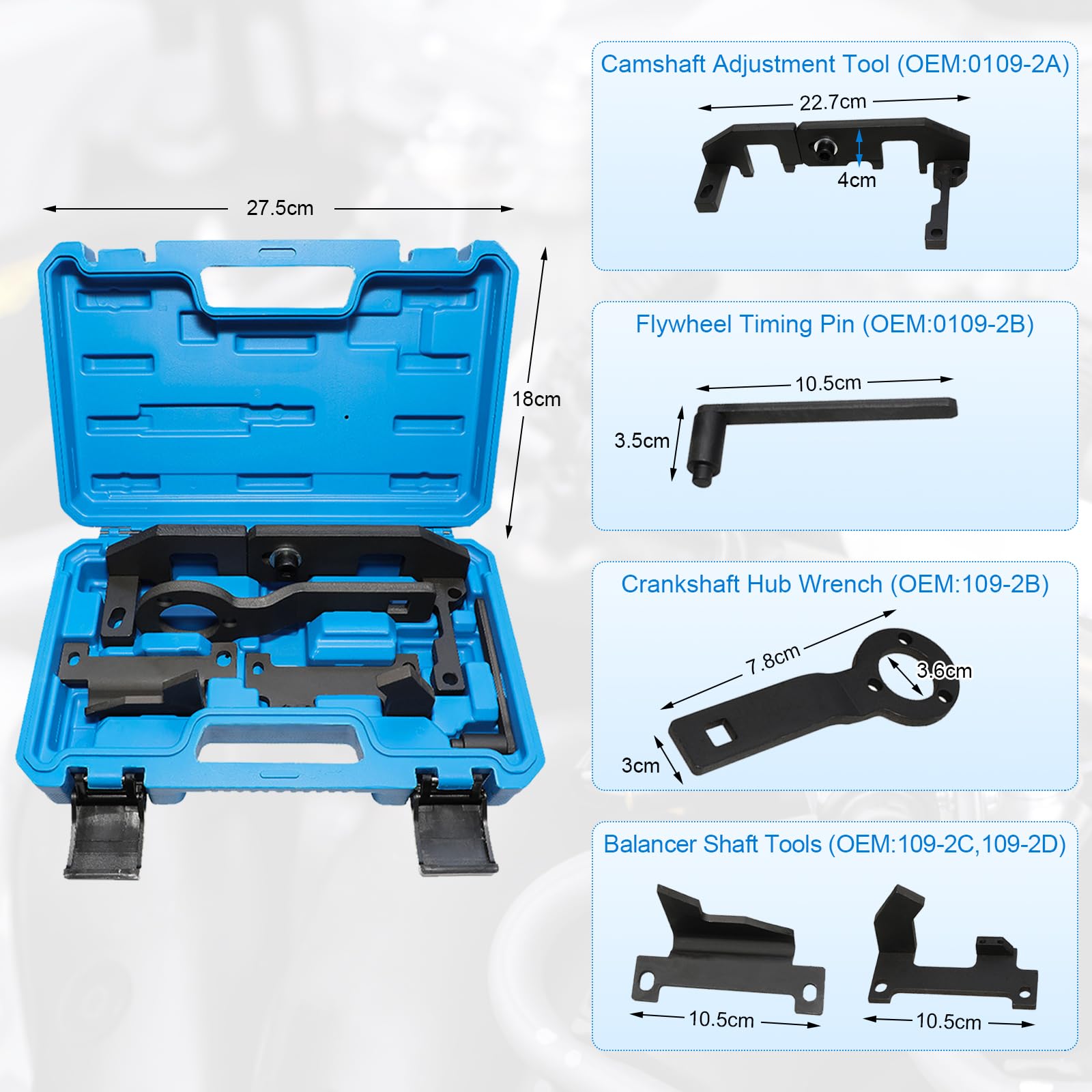 Steuerzeitenwerkzeug Fu00fcr Zahnriemen, Fu00fcr PS Produktbild-Vorschau 3