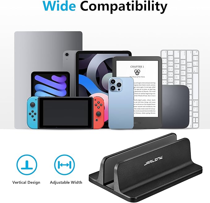 Soporte Vertical para Laptop JARLINK, Ajustable, Aluminio miniatura 3