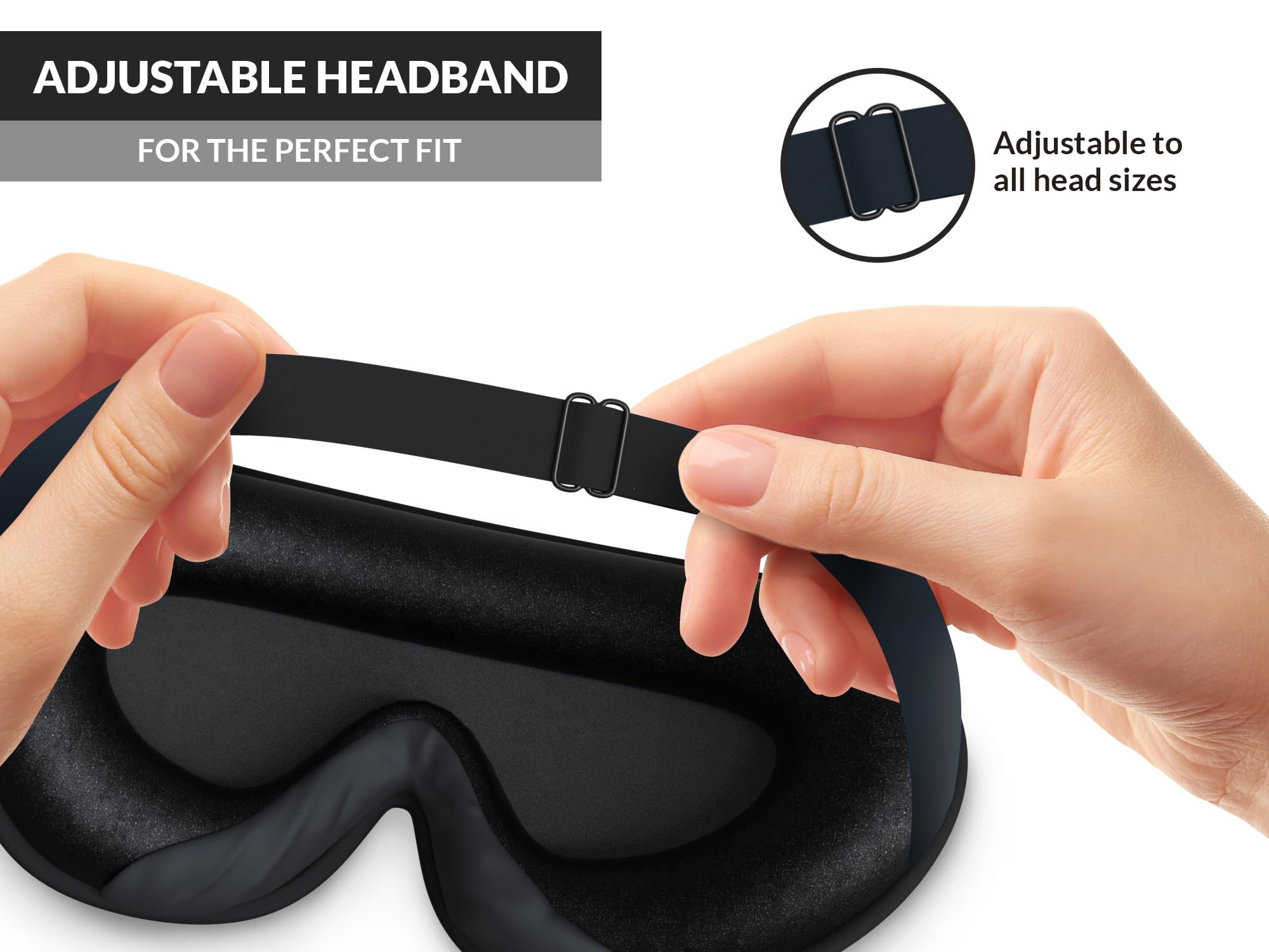 Antifaz para dormir 3D, máscara de dormir para hombres y mujeres, máscara de ojos moldeada cóncava para dormir, máscara de ojos suave y transpirable para extensiones de pestañas