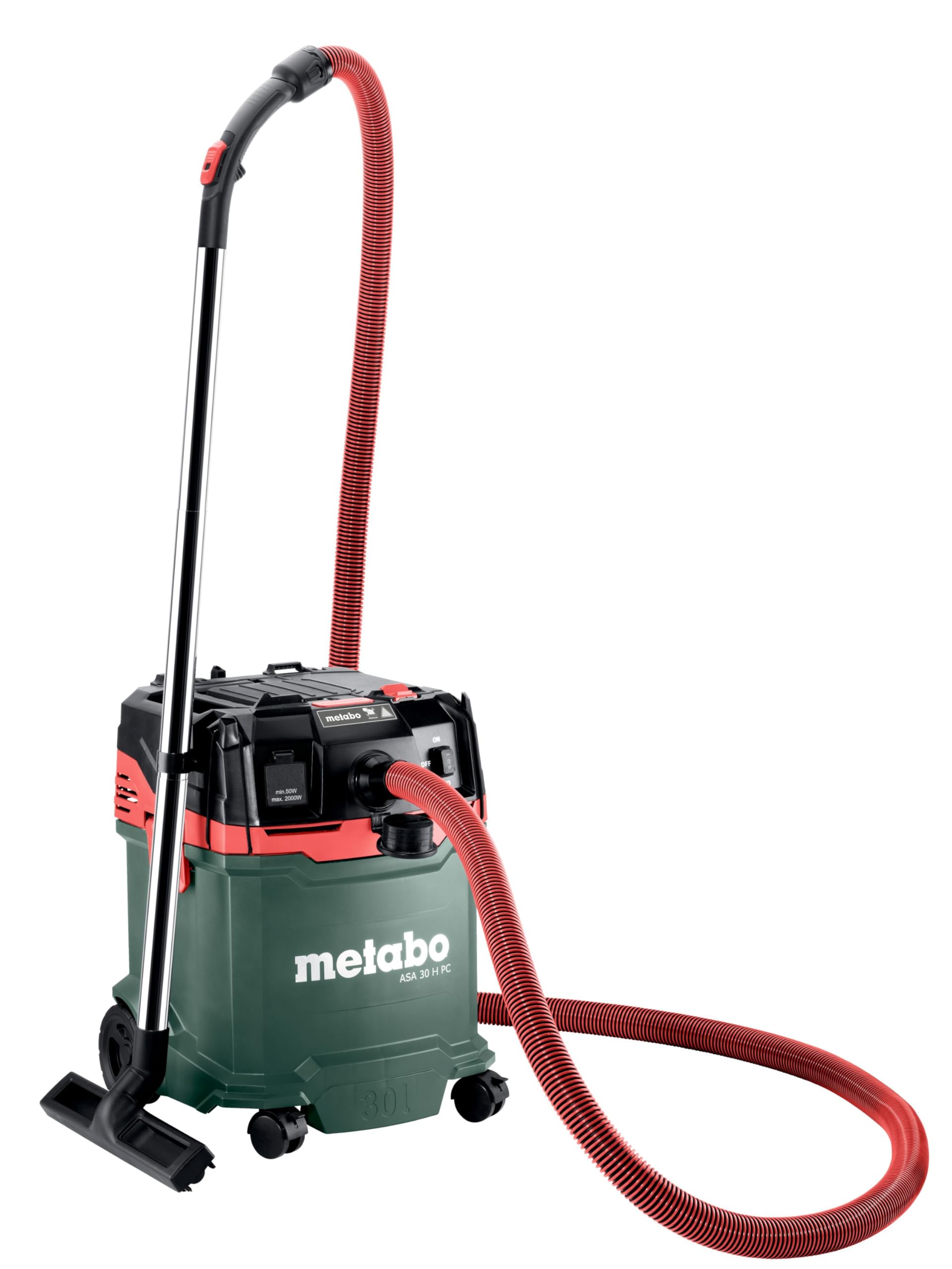 metabo Sacs filtrants spéciaux de classe H - 30 l - Sacs d'aspirateur de qualité supérieure pour aspirateur sec et humide ASA 30 H PC - Élimination sans poussière, durable et fiable