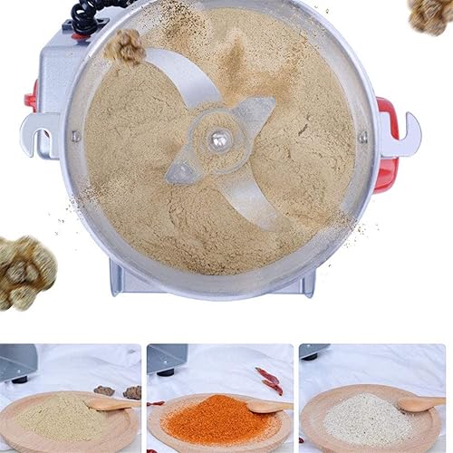 Miniatura 3 de Molinillo eléctrico de grano 1500G, molino de grano eléctrico comercial, molino de hierbas, molinillo de cereales de acero inoxidable para moler