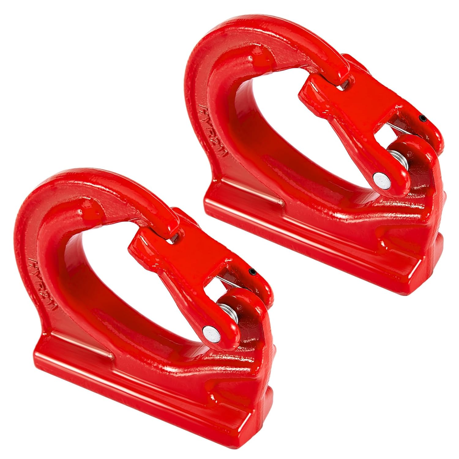 Gedlex 3 Ton G80 Weld-On Anchor Hooks, Alloy Steel Heavy Duty Lifting Hooks 6600 lbs for Crane Tractor Wrecker Rigging - 2 Pack