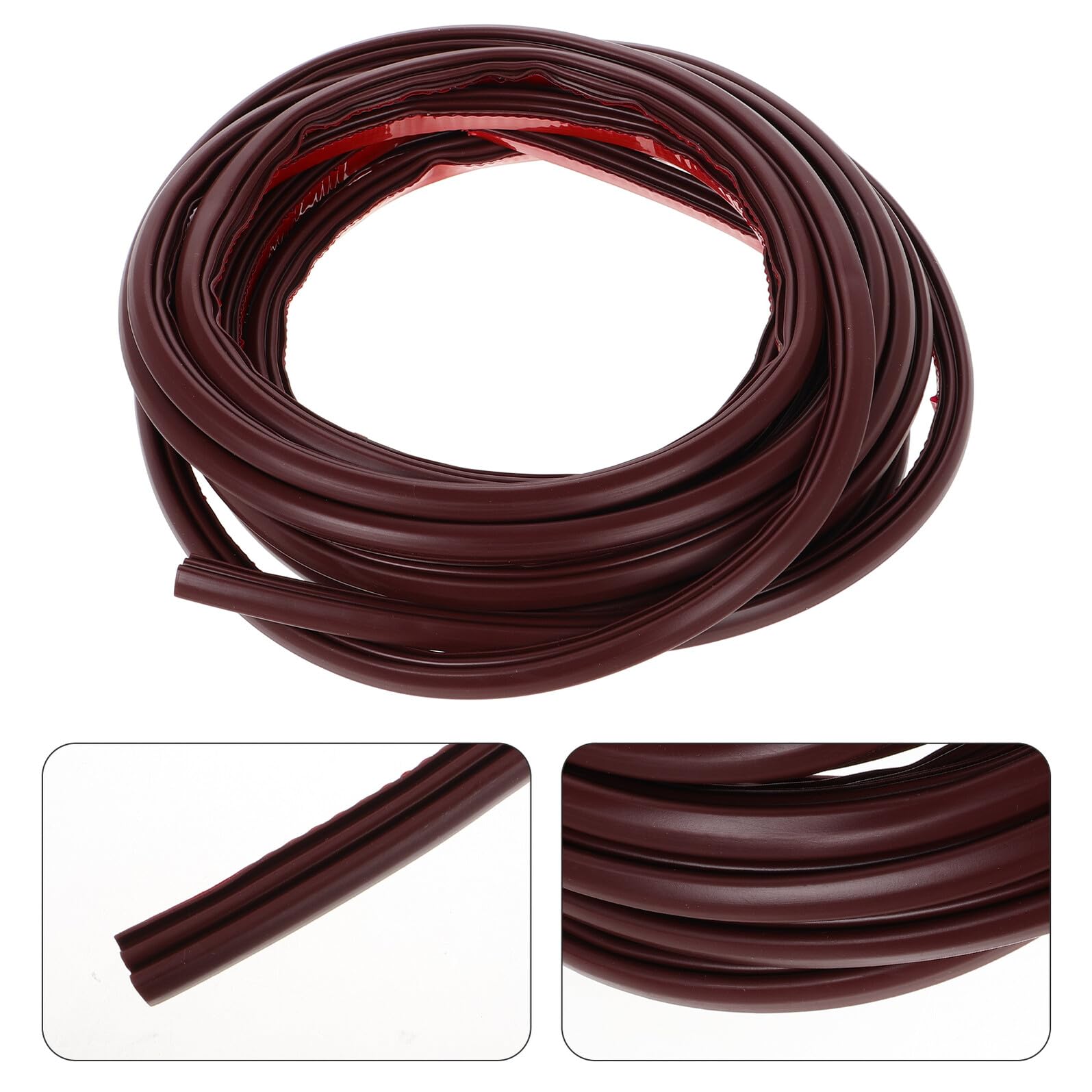 5 Pezzi Striscia Sigillante Porta in Tpe Autoadesiva per Finestre e Porte Scorrevoli Isolante Termica e Antispiffero Protezione da Correnti d Aria e Perdita di Calore Adatta per
