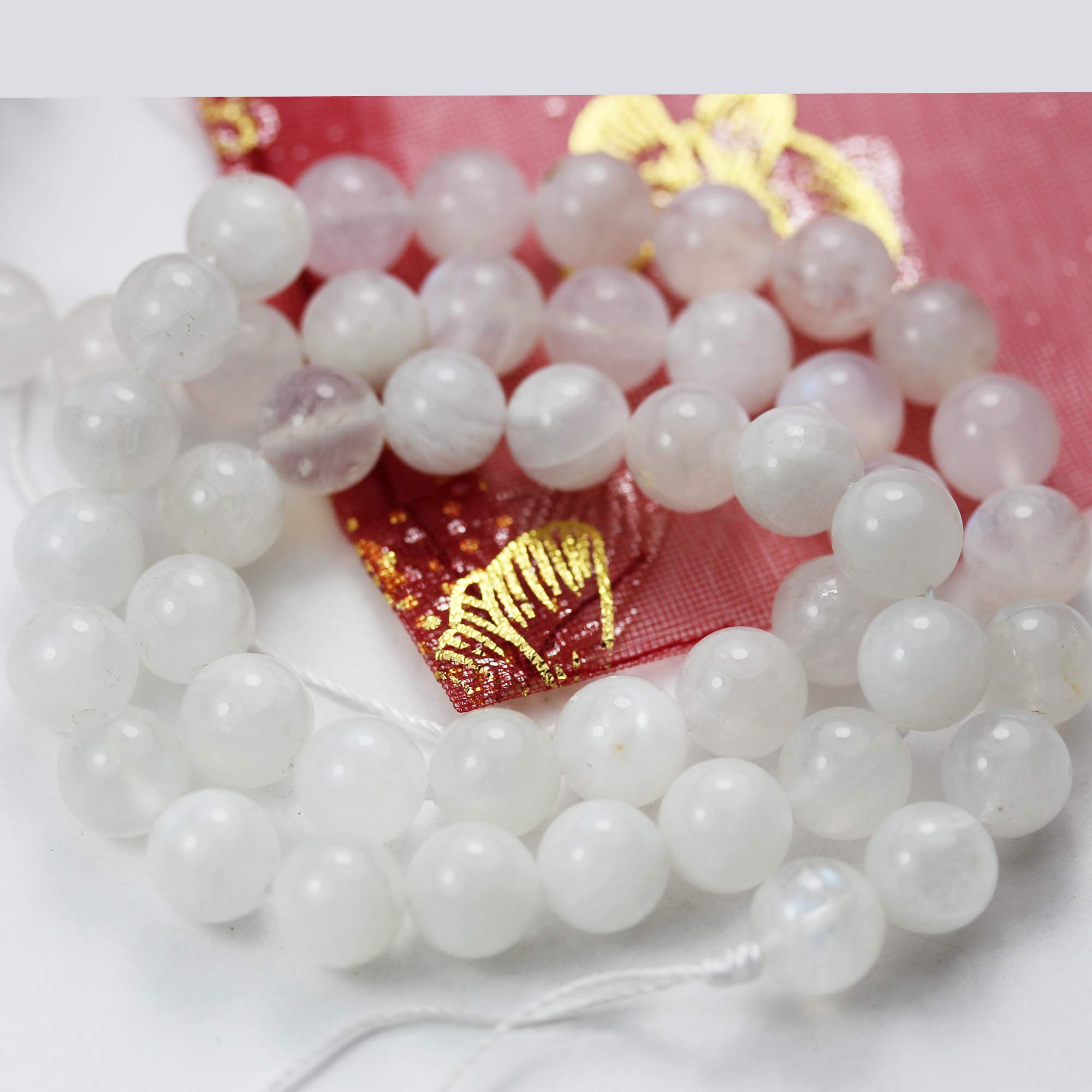 Bracelet Coloré En Pierre Précieuse Naturelle Multicolore Avec Boules