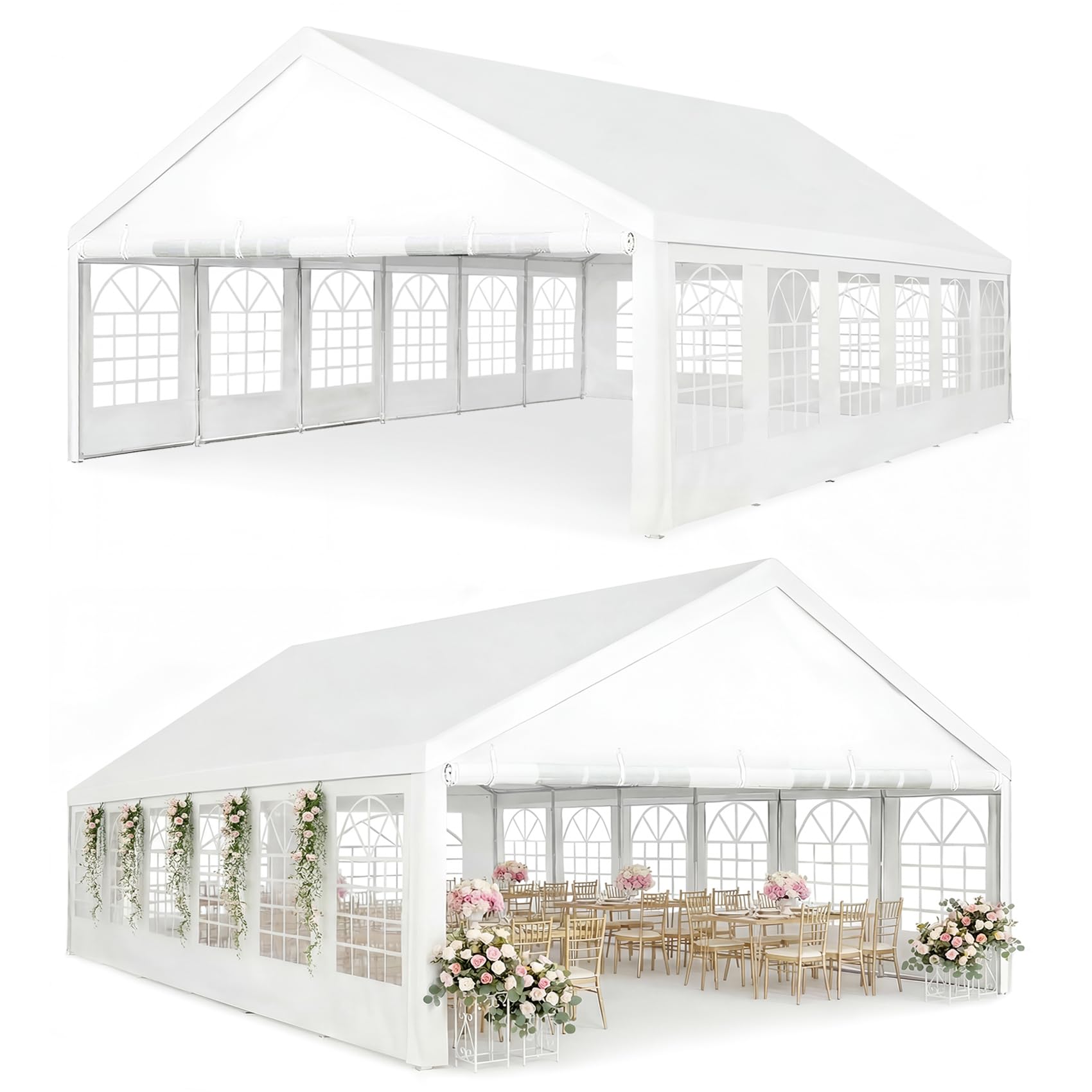 Amazon.com : SAILARY Party Tent 20x40Ft Outdoor Canopy Gazebo