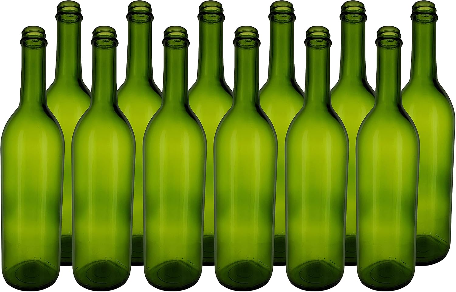 Home Brew Ohio Green 750ml Bordeaux Screw Top Bottles Case of 12