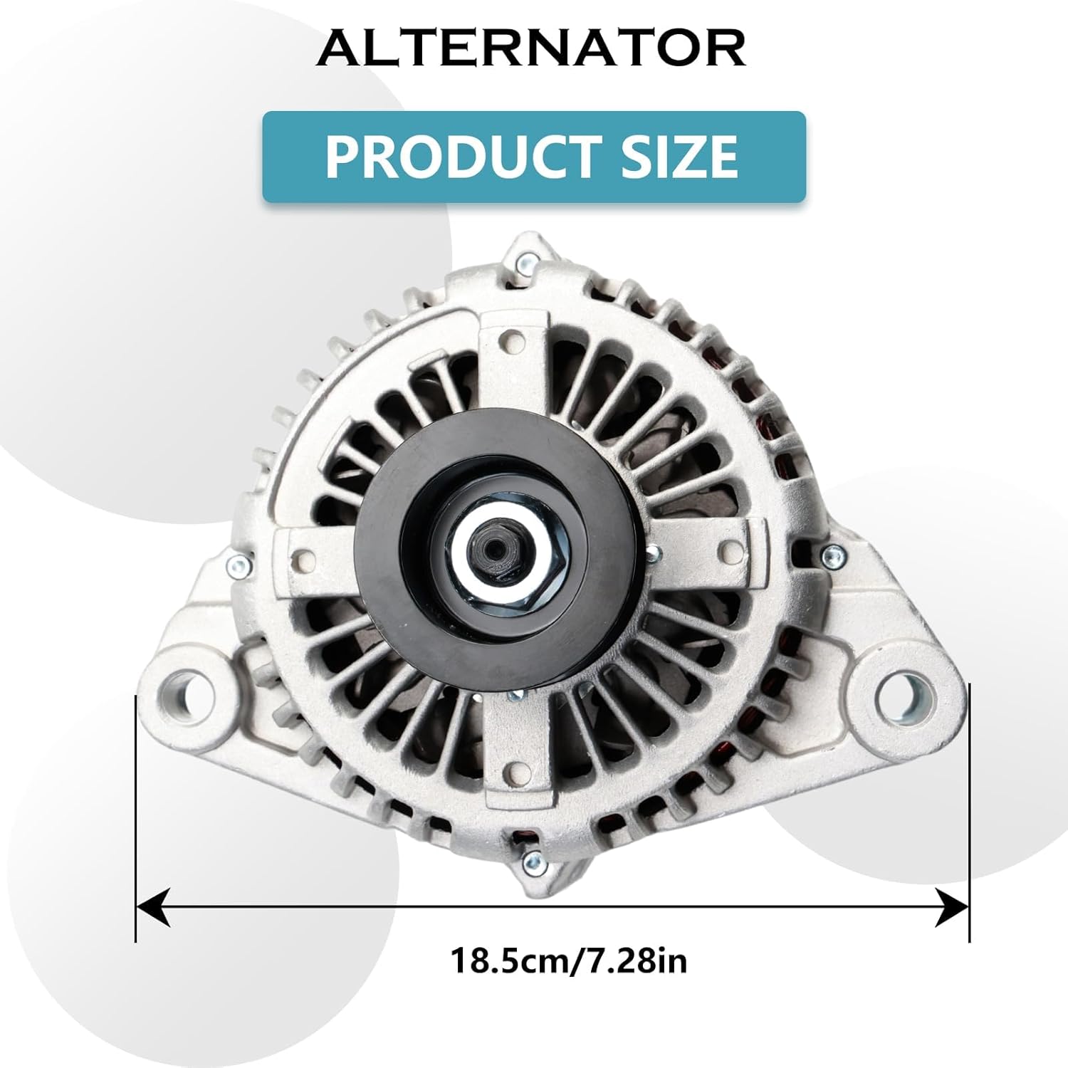 11191N Alternator Replacement for 2006-2012 3.3 3.8L, 06-11 Azera, 06-10 Santa Fe Sonata, 07-10 Entourage Veracruz, 07-09 Sorento, 06-09 Sedona, 10-11 Borrego, V6, 102211-3102