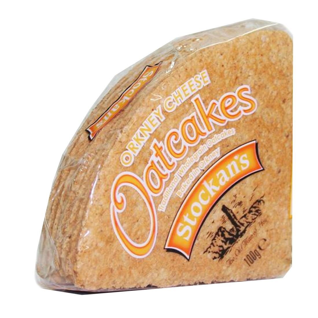 Stockan's Oatcakes Orkney Cheese Oatcakes 36 X 100G