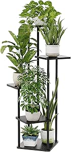 Baworld Étagère D'angle Pour Plantes D'intérieur Ou D'extérieur à 5