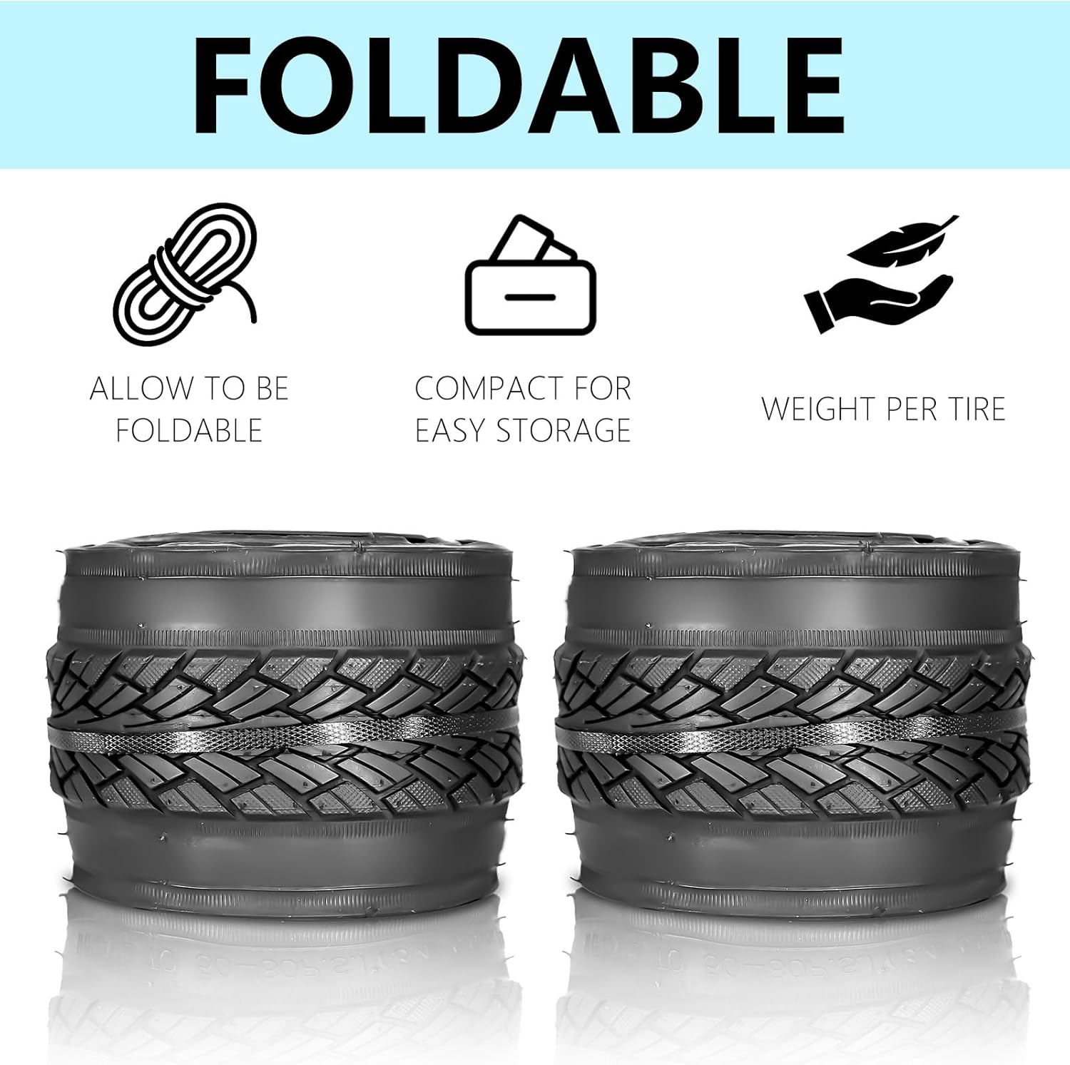 700x32C/35C/38C Foldable Road Bike Tires and Inner Tubes 2-Pack Schrader Valve 48mm with Repair Kit, Rim Strip, Tire Levers for Road Bicycle