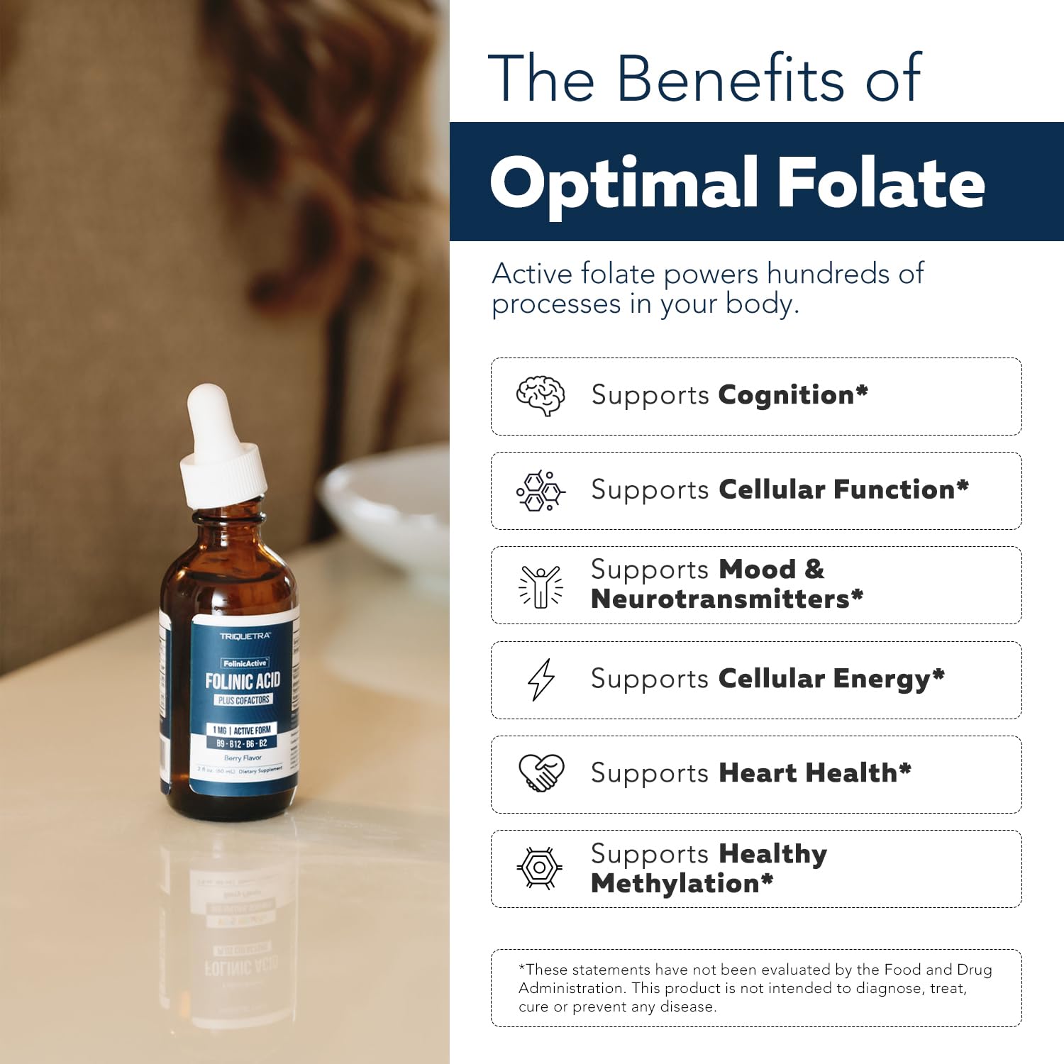 FolinicActive™ Organic Folinic Acid Liquid Drops, 1700mcg with B12, B6 & B2 — Amazon image 5