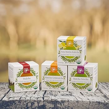 ミルクティー Organic Yuzu Matcha Kukicha Tea Bags - Sugimoto Tea Company