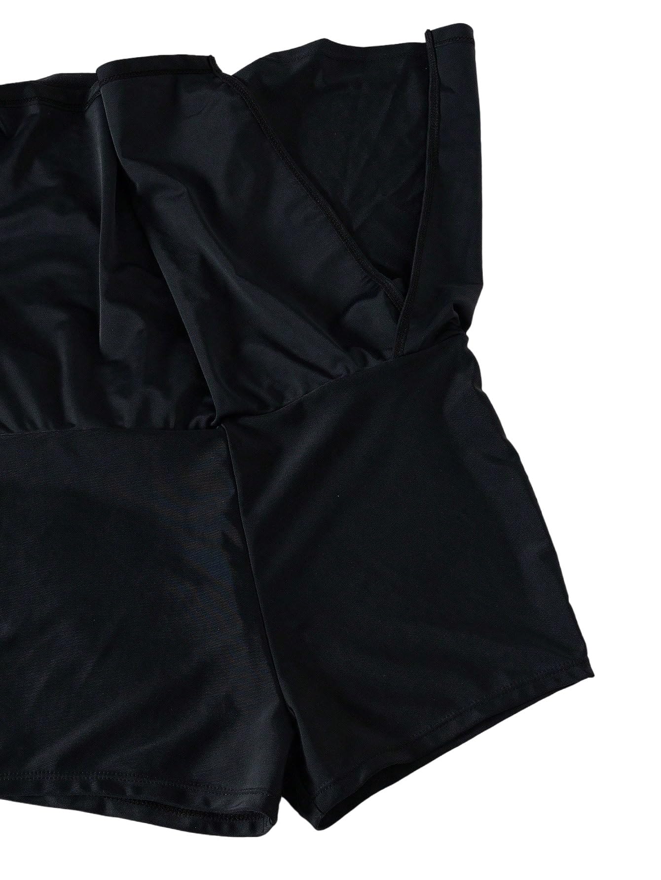 GORGLITTER Damskie szorty bikini, krótkie spodenki bikini z rozcięciem, swobodne szorty plażowe, szorty kąpielowe, mini spódniczka bikini, letnie szorty kąpielowe