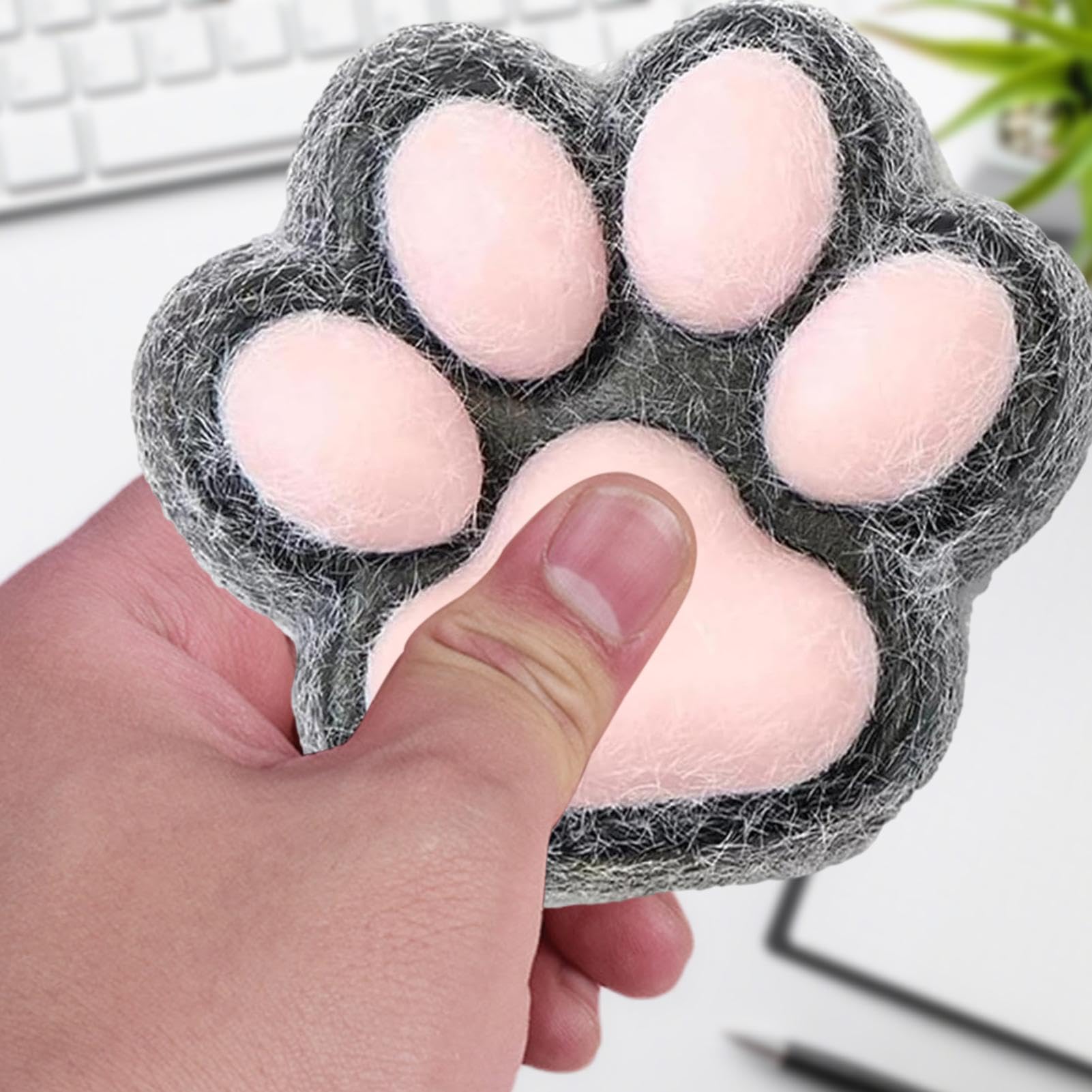 Cat Paw Squishy Toy: Niedlicher Stressball In Katzenpfoten-Form – Weich, Knautschbar & Ideal Gegen Angst!