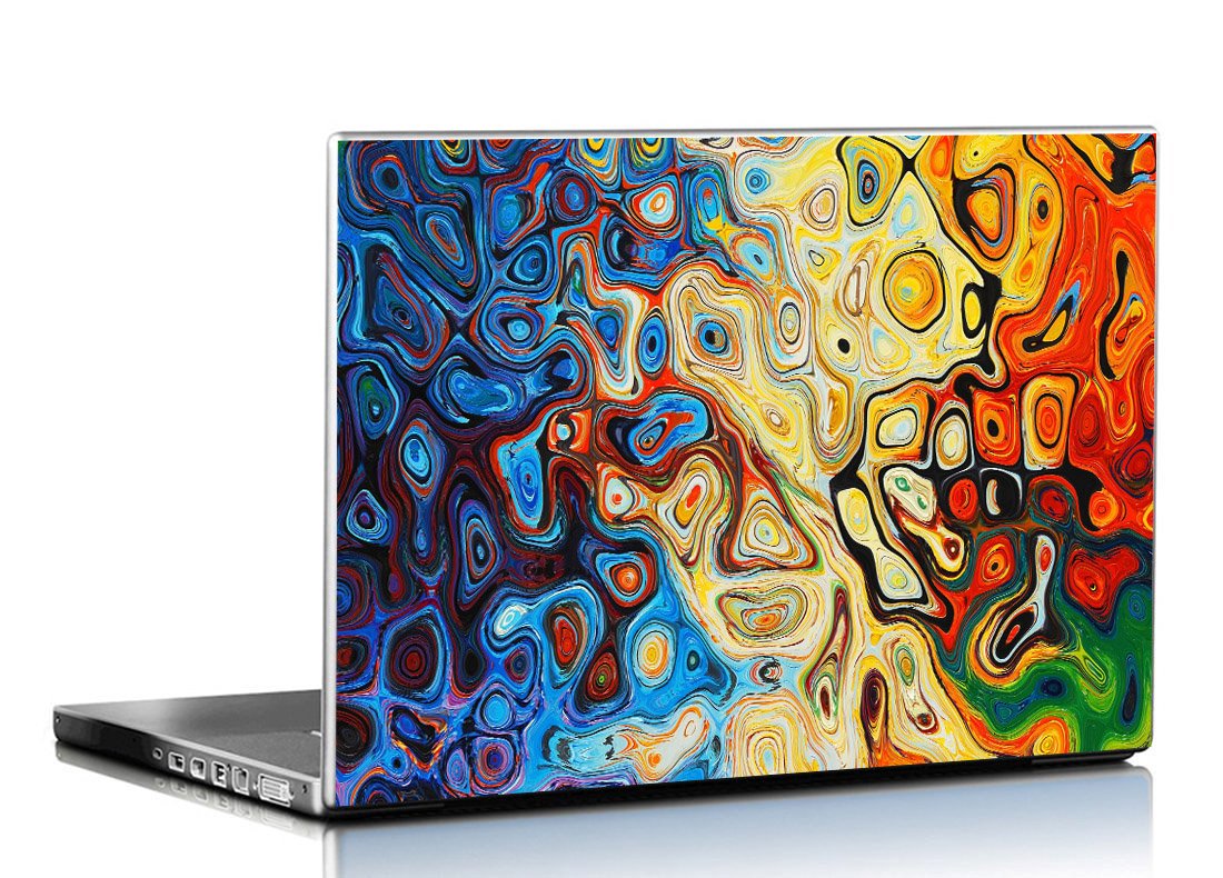 PIXELARTZLaptop Skin - Multicolor Paint Pattern - HD Quality-15.6 Inches - Multi-Colour