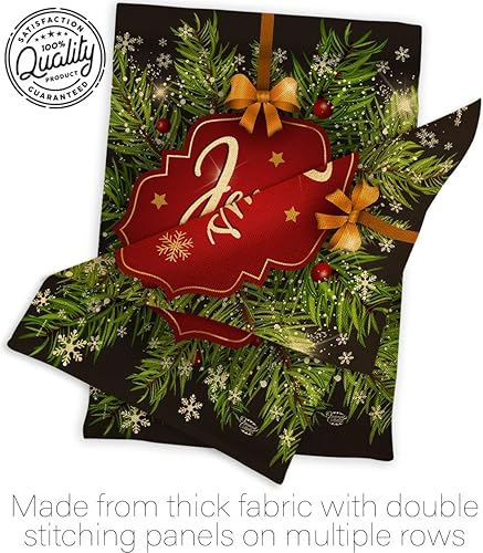 Miniatura 7 de Jesús es la razón de la temporada decoración de patio jardín estaca bandera juego de arpillera para puerta decoración de Navidad, cartel de pared