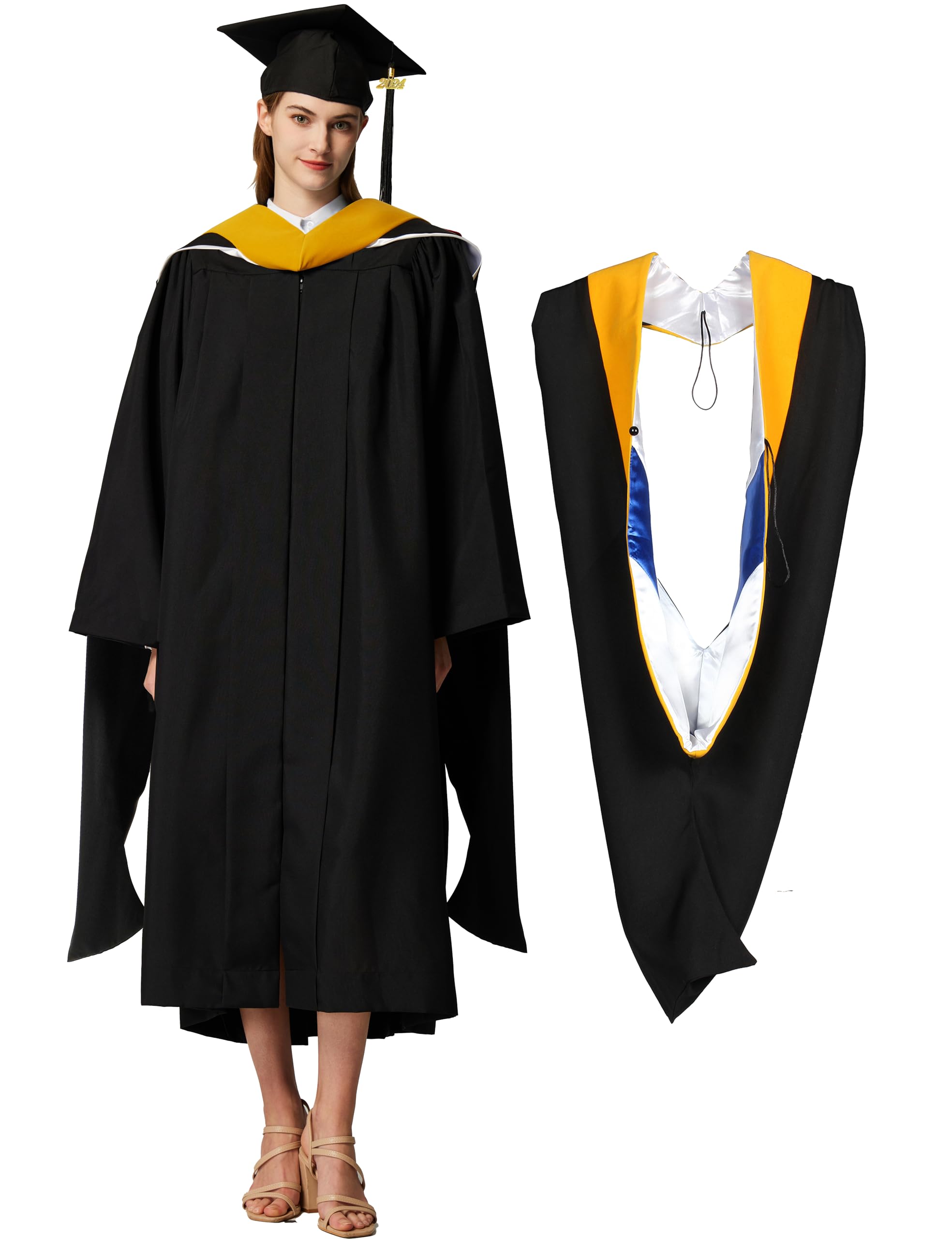 Snapklik.com : Master Graduation Gown Cap And Hood Master Regalia