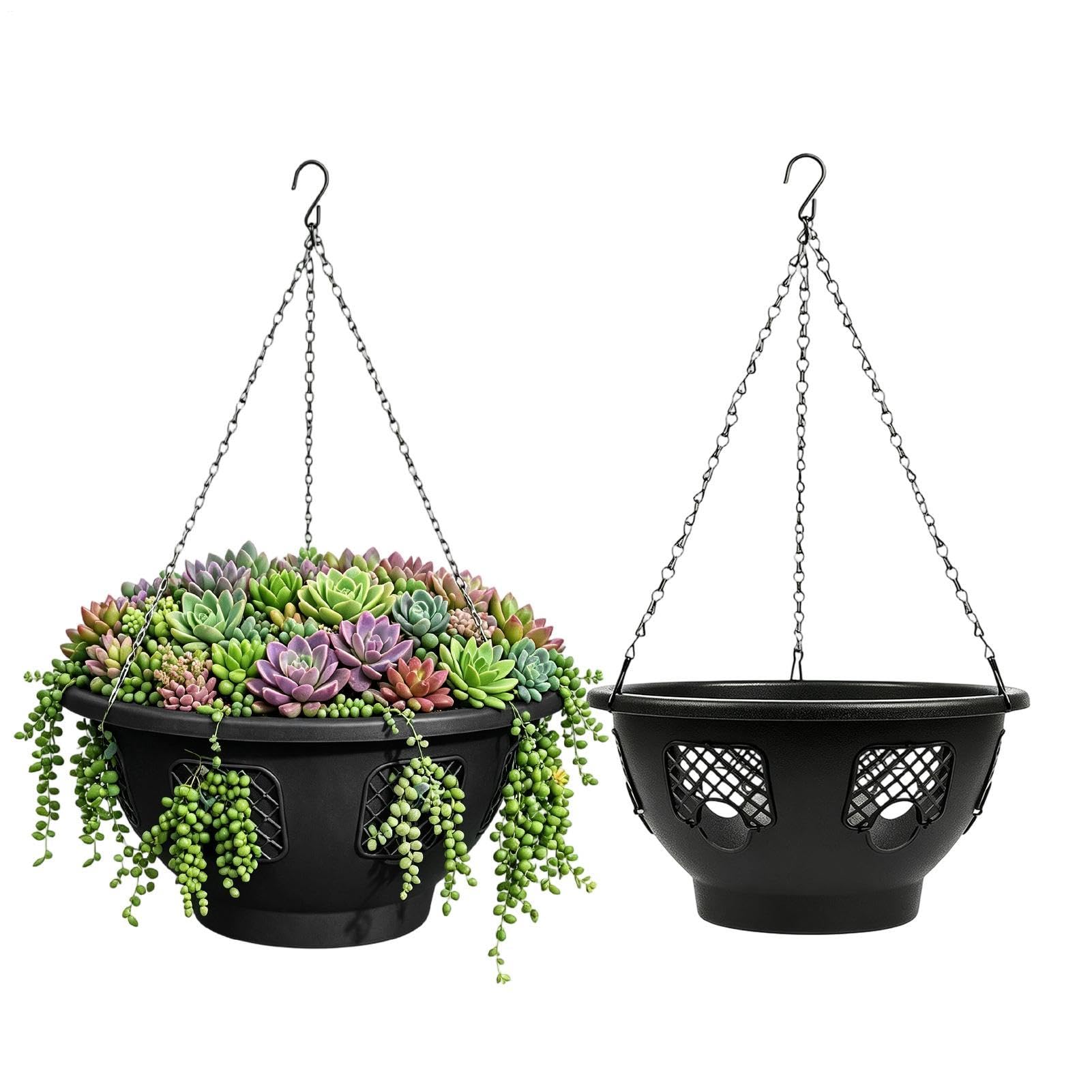 Confezione da 2 fioriere da appendere – Vaso da fiori per fragole e