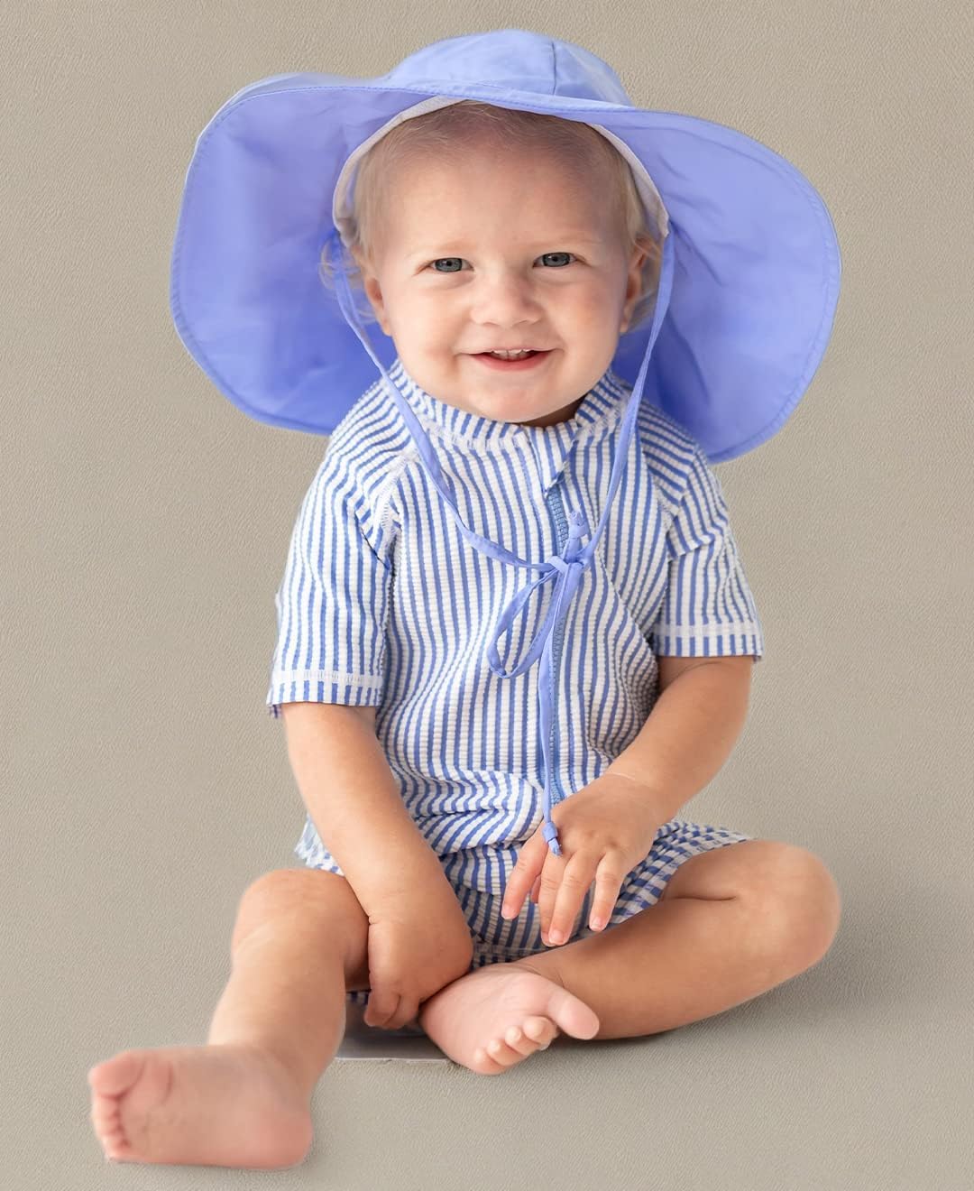 RUGGEDBUTTS Baby/Toddler Boy Swimsuit, One Piece Zipper Rash Guard Sunsuit with UPF 50+ Sun Protection - Image 5