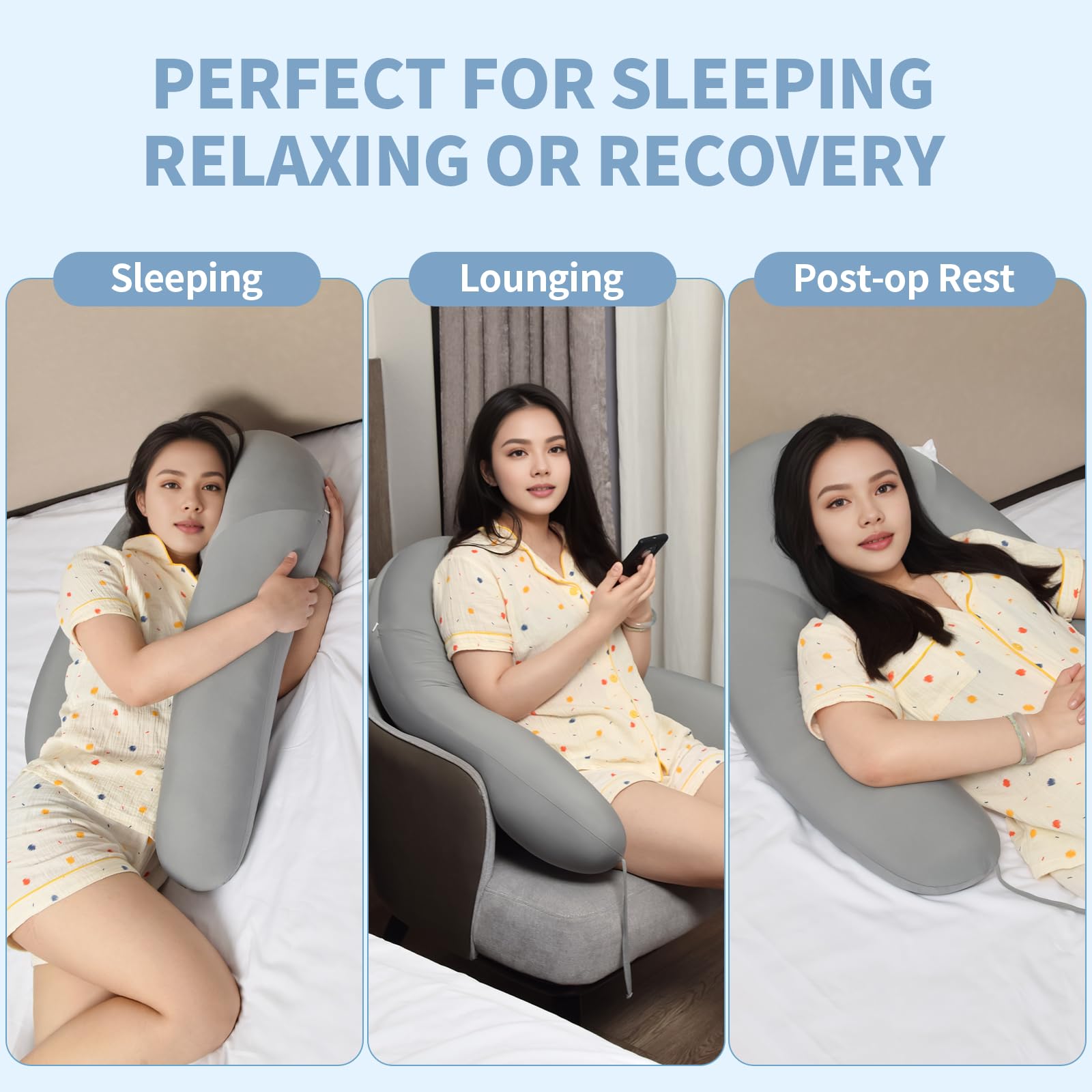 Snapklik.com : Pozico Hug Body Pillow Full Body Cuddle Pillow For Side ...