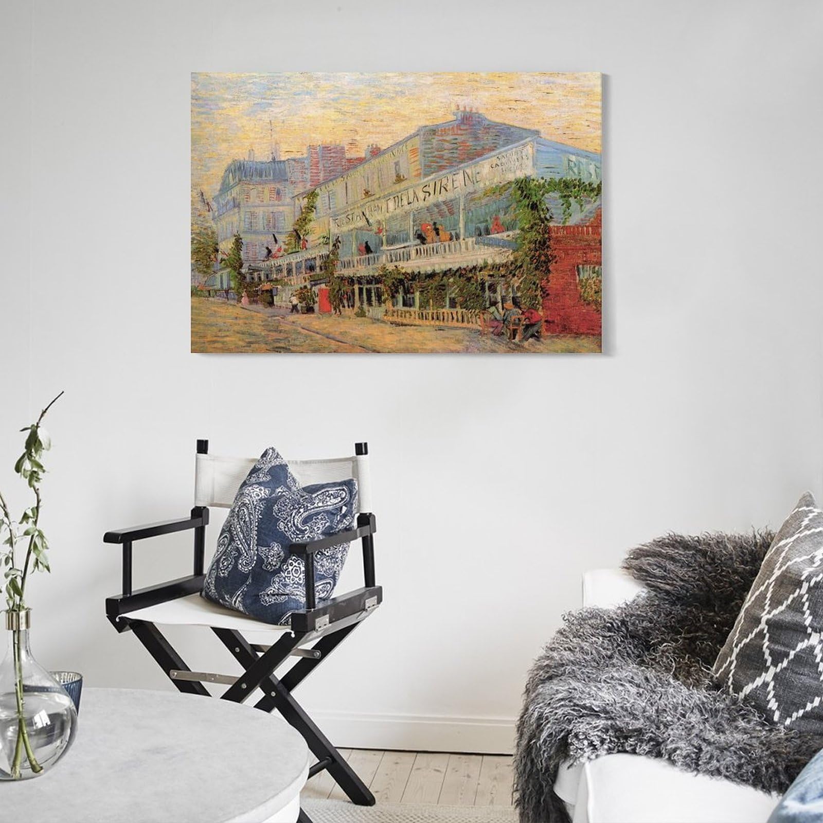 ゴッホ「アニエールのレストラン・ド・ラ・シレーヌ」複製画